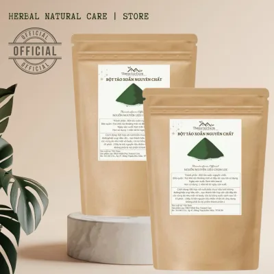 Bột tảo xoắn Spirulina nguyên chất loại 1 Thenaturfarm [ 100GR ] Hỗ trợ sáng da, mờ thâm, giảm mụn.