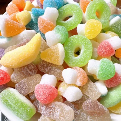 GÓI LỚN 1KG Kẹo Dẻo Chip Phủ Đường Mix Đủ Vị Trái Cây,Sỉ Bánh Kẹo Tết Quà Tặng