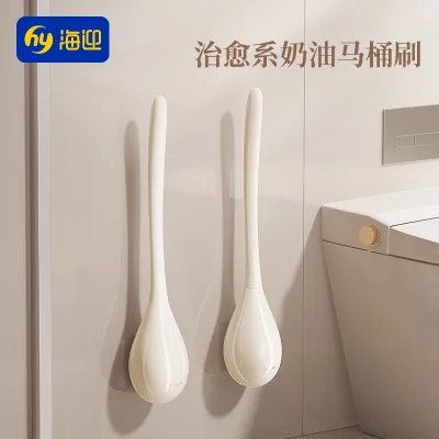 Bàn chải vệ sinh treo tường Bàn chải vệ sinh bằng silicon gia dụng Bàn chải vệ sinh tay cầm dài Bàn chải vệ sinh nhà vệ sinh cao cấp 041