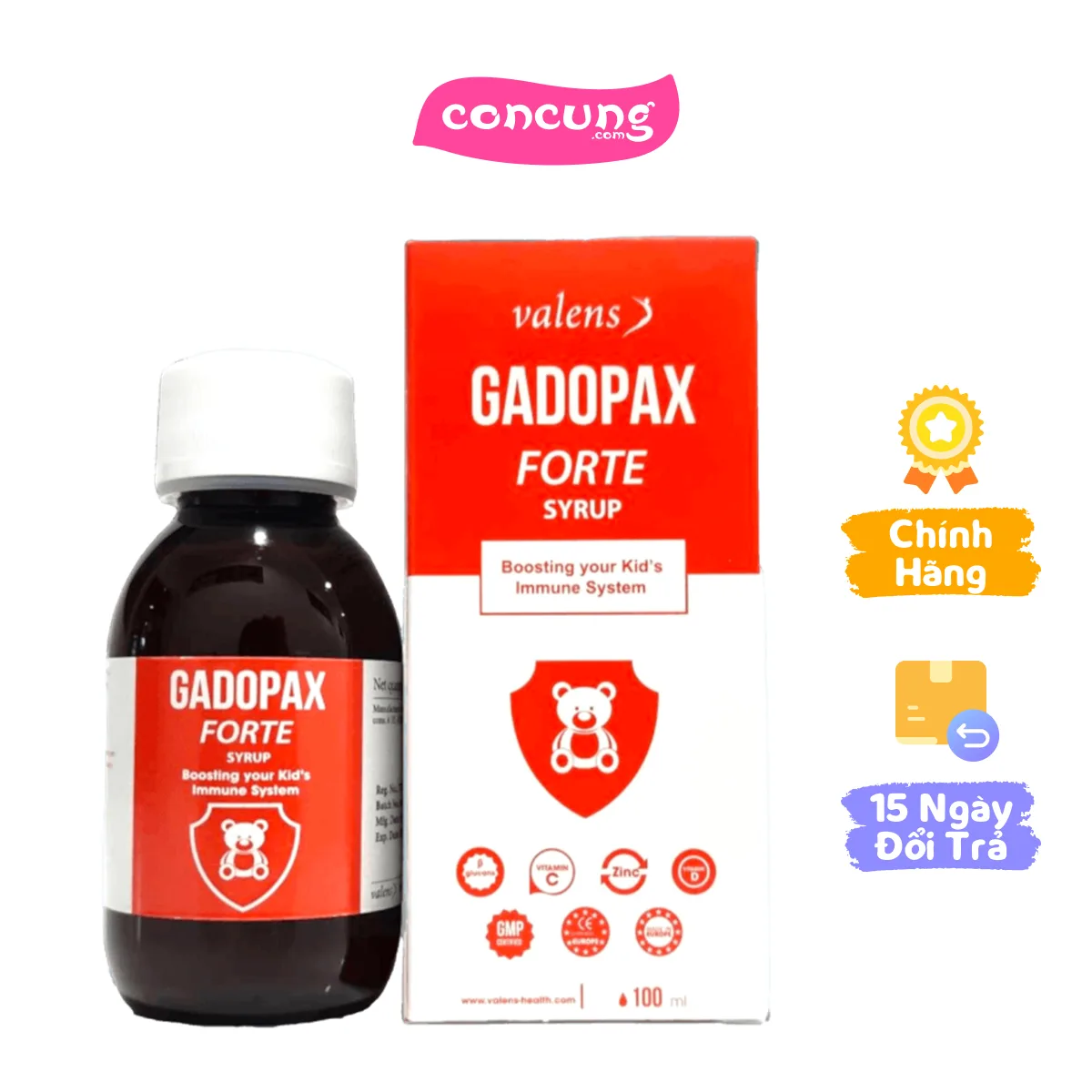 Thực phẩm bảo vệ sức khỏe Si rô Gadopax Forte