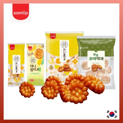 Mật Ong Mini Yakgwa / Bánh Ngọt Truyền Thống Hàn Quốc / Đồ Ăn Nhẹ Hàn Quốc