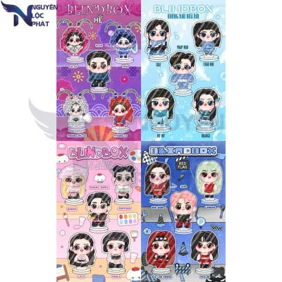 Blindpack túi mù mô hình standee trang trí nhân vật EXSH Em xinh say hi 2cm nlp