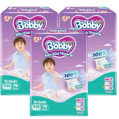 Bỉm quần Bobby ultra+/ Bobby Premium Soft/ Organic chính hãng đủ size