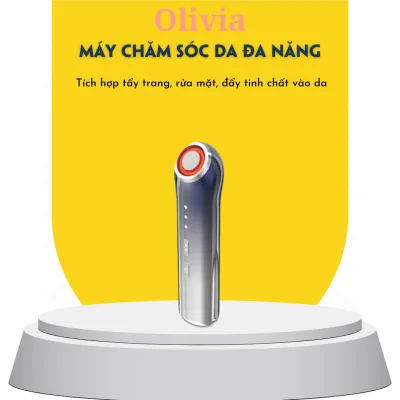 Dụng cụ làm đẹp da mặt Konka tích hợp nhiều chức năng với công nghệ EMS trẻ hóa da và nâng cơ CSSD113