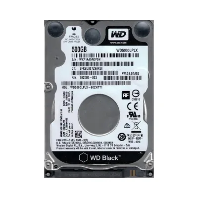 Ổ cứng gắn trong cho Laptop 500Gb WESTERN SATA (BLACK)(5000LPLX)