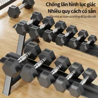 TẠ TAY LỤC GIÁC lõi gang nặng 40kg 37,5kg 35kg 30kg 27,5kg 25kg 22,5kg 20kg 17,5kg 15kg 12,5kg 10kg 7,5kg 5kg tập gym