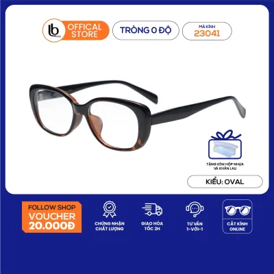 Gọng kính mắt mèo LB Eyewear 23041 kính giả cận nam nữ thời trang chất liệu nhựa, bảo vệ mắt form ôm tôn dáng mặt