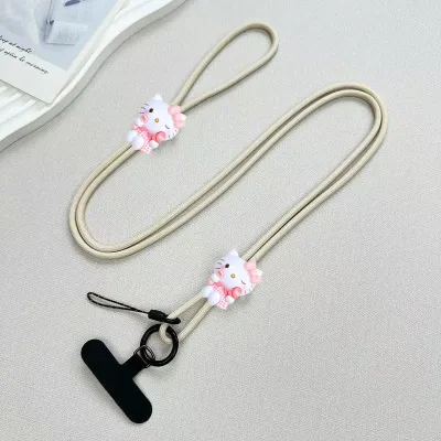 Dễ Thương Hello Kitty Dây Đeo Điện Thoại Chống Mất Dây Điện Thoại Quyến Rũ Đeo Ngang Vòng Cổ Dây Màu Dây Cho Mọi Vỏ Điện Thoại