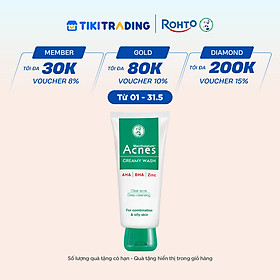 Đánh giá sữa rửa mặt Acnes Creamy Wash 100g: có đáng mua?