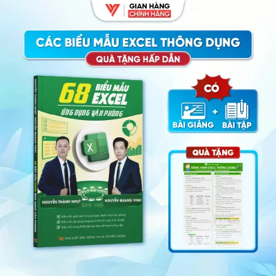 Book 68 Excel Templates for Office Applications - Office Computer Book Collection of Templates Used in Excel - Nguyen Quang Vinh