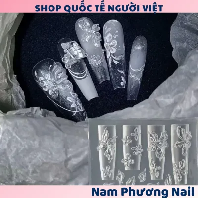 Khuôn silicon hoa băng pha lê làm móng nghệ thuật 🌸 Nam Phương Nail 🌸