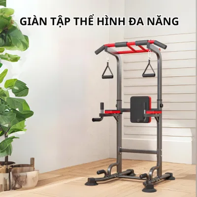 Giàn tập gym đa năng, dàn tập thể hình tại nhà, giàn tập gym tập tạ kết hợp nhiều bài tập khác nhau