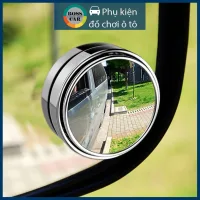 Gương cầu lồi chiếu hậu ô tô, bộ kính lồi oto xe hơi , bộ 2 chiếc gương cầu lồi ô tô 360 độ gắn kính chiếu hậu, hỗ trợ tầm nhìn góc rộng, có thể xoay 360 độ dùng cho oto xe tải