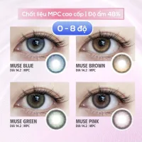 SLENS - Lens 1 NGÀY (1 CHIẾC) MUSE blue/brown/green/pink MPC - Kính áp tròng Hàn quốc Seoullens