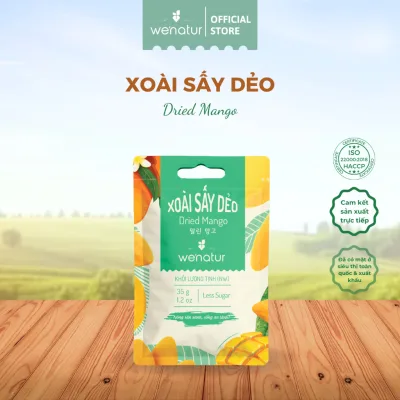 Xoài Sấy Dẻo Nguyên Vị Ít Đường We'natur 35g