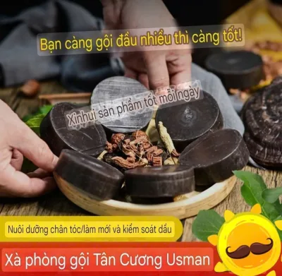Xà phòng gội đầu Usman Tân Cương là sản phẩm chăm sóc tóc tự nhiên được làm thủ công từ thành phần thực vật