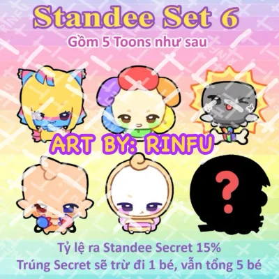 Set Standee Dandy's Sworld 3cm (art by Rinfu)