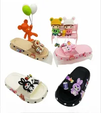 MUA 1 ĐÔI TẶNG THÊM 1 ĐÔI- Dép bánh mì cho bé gái hình thỏ baby Three tai dài siêu dễ thương mềm êm chân