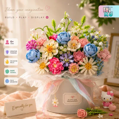 Bộ Sưu Tập Mô Hình Hoa Trang Trí DIY Nhiều Mẫu – Decor Phòng, Quà Tặng Ý Nghĩa