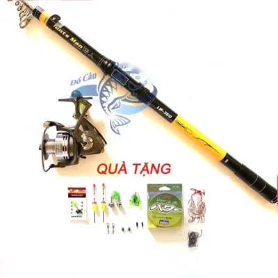 Bộ Cần Câu HuntsMan LW Kèm Máy CL Kim Loại Siêu Bạo Lực TẶNG KÈM PHỤ KIỆN