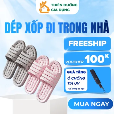 Dép Đi Trong Nhà Tắm, Văn Phòng Xốp Lỗ Siêu Bền Siêu Nhẹ, Chống Trơn Trượt, Nhanh Khô, Dễ Đi
