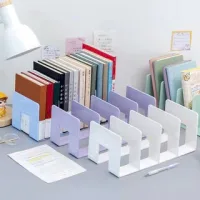 Kệ Sách 4 Ngăn Màu Trơn Để Bán Học,Đựng Đồ Trang Trí Decor Bàn Học - Giá Khay Kệ Đựng Tài Liệu Văn Phòng 4 Ngăn Đựng Bút