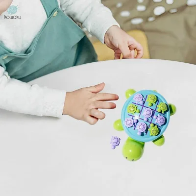 Rùa Tic Ngón Chân Trò Chơi Đồ Chơi Học Tập Sớm Ngộ nghĩnh Cha Mẹ Con Tương Tác Trò Chơi Xếp Hình Đồ Chơi Giáo Dục Cho Trẻ Em Quà Tặng Sinh Nhật