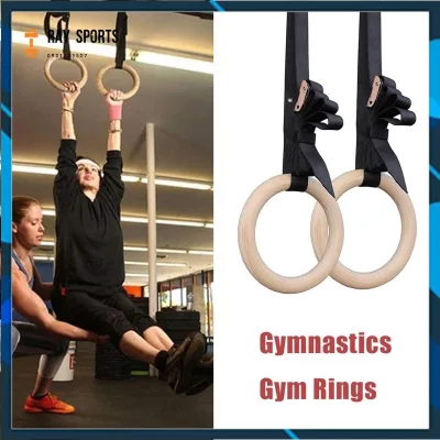 Vòng Treo Xà Gymnastic Rings, Vòng treo tập gym Brosman (Nhựa cao cấp) -RAYSPORTS