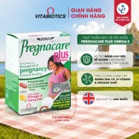 TPBVSK PREGNACARE PLUS OMEGA-3 Hỗ Trợ Bổ Sung Vitamin & Khoáng Chất Cho Phụ Nữ Mang Thai & Cho Con Bú Vitabiotics