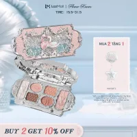 Flower Knows Bảng Phấn Mắt swan ballet Sáu Màu Sắc Hiệu Ứng Mịn Màng Lâu Trôi 6.5g