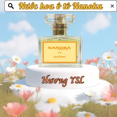 Nước hoa ô tô Nanoka 30ml hương ngọt ngào, Kháng mùi như hôi, tanh, ẩm mốc,… trên xe ô tô