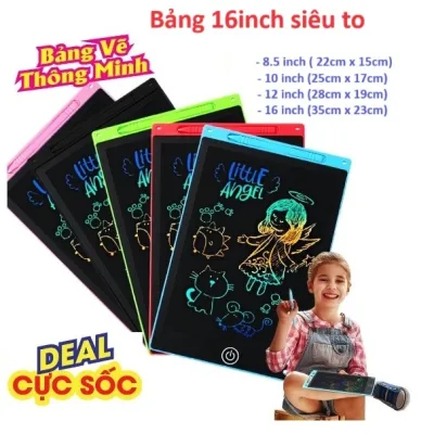 Bảng viết tự xóa, bảng vẽ thông minh nhiều kích thước cho bé