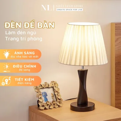 Đèn Ngủ Để Bàn Đẹp, Hiện Đại, Đèn Bàn Trang Trí Nội Thất Phòng Khách, Phòng Ngủ, Tủ Tab
