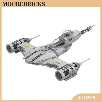 MOC Star kế hoạch phim vũ khí N-1 Starfighters tàu vũ trụ khối xây dựng mô hình tàu vũ trụ gạch đồ chơi cho trẻ em quà tặng Tương thích với LEGO