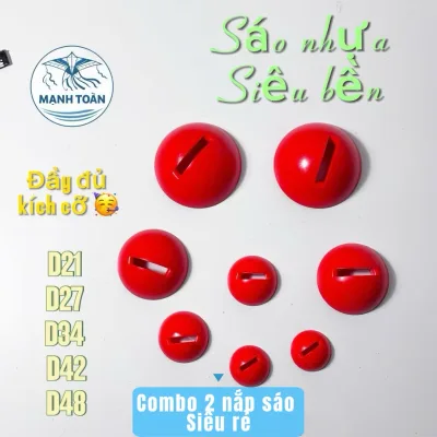 Một đôi nắp sáo diều TẶNG VÁCH giá rẻ nhựa abs nhiều kích thước MS1