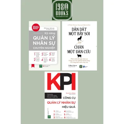 Sách - Combo Dẫn Dắt Một Bầy Sói Hay Chăn Một Đàn Cừu + Kỹ Năng Quản Lý Nhân Sự Chuyên Nghiệp + KPI Công Cụ Quản Lý NSHQ