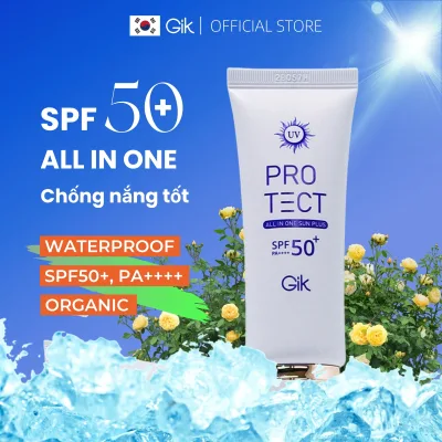 Kem chống nắng GIK hữu cơ SPF50+/PA++++ 40ml chính hãng kiểm soát dầu chăm sóc da bảo vệ hoàn hảo