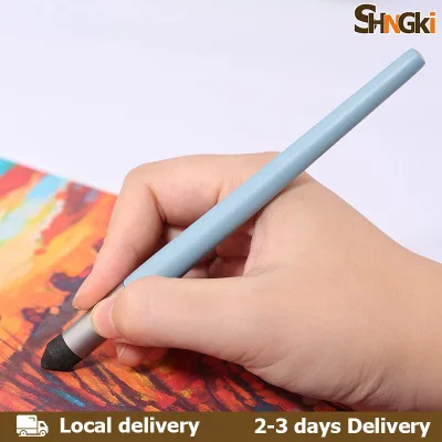 SHNGki Home💖2-3 days Delivery💖 1 3pcs tái sử dụng vẽ nghệ thuật Máy trộn trộn bọt biển bút pastel pha trộn công cụ cho sơn dầu có thể giặt phác thảo cọ xát bàn chải