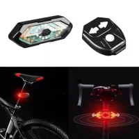 Đèn hậu xe đạp xi nhan đèn xi nhan xe đạp thể thao 5 chế độ sáng sạc USB chống nước phụ kiện xe đạp