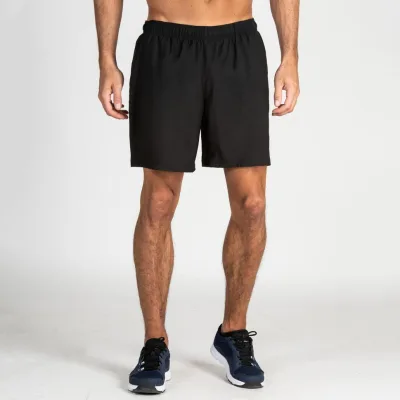 Quần short thể thao cho nam tập gym fitness DECATHLON fst100 có túi đen 8506243