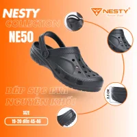Dép Sục NESTY Không Thấm Nước, Nhẹ, Êm Chân 3cm Full Size Gia Đình