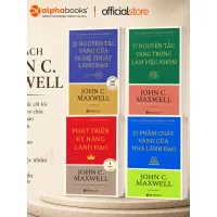 Sách - Lẻ 4 Cuốn Về Các Nguyên Tắc, Kỹ Năng Và Phẩm Chất Lãnh Đạo - John C.Maxwell (Alpha Books)