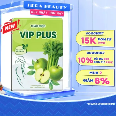 Giảm Cân Thảo Mộc An Toàn VIP X2 PLUS Viên Kẹo Hỗ Trợ Tiện Lợi Cho Cơ Thể Cấp Tốc Hộp 30 Viên