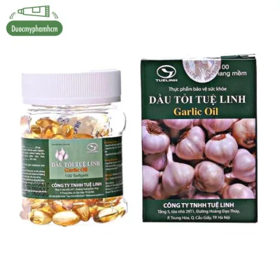 THỰC PHẨM CHỨC NĂNG DẦU TỎI TUỆ LINH (100 VIÊN/HỘP)