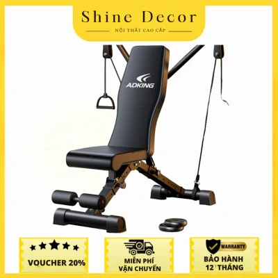 Ghế Tập Gym, Ghế Tập Thể Hình Đa Năng Tại Nhà, Dụng Cụ Tập Gym Chất Liệu Thép Chống Rỉ Cứng Cáp M188