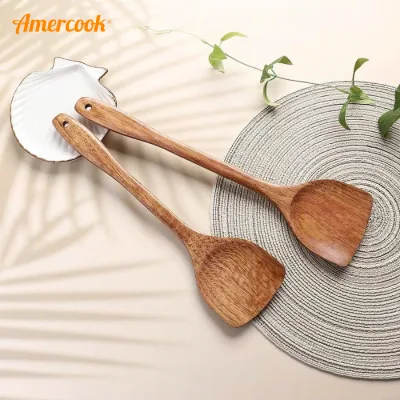 Muôi gỗ nấu ăn Amercook làm từ gỗ xà cừ cao cấp an toàn cho sức khoẻ, sang trọng cho nhà bếp Amercook
