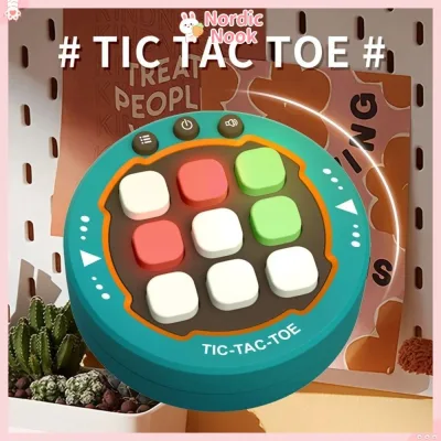 Máy chơi game xếp hình NORDICNOOK, Trò chơi bu lông ngón chân cầm tay điện tử, Trò chơi bảng giáo dục 3 trong 1 giảm căng thẳng