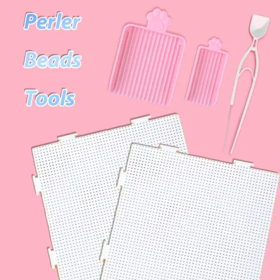 2.6mm Cầu Chì Hạt Dụng Cụ Pegboard Bộ Vuông Bảng Trong Suốt Muỗng DIY Perler Hạt Phụ Kiện Trẻ Em Nghệ Thuật & Thủ Công