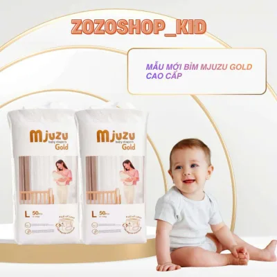 Tã bỉm quần MIJUKU MIJUZU chính hãng siez M,L,XL,XXL , XXXL,4XL 5XL 50 Miếng chống hăm cho bé tã bỉm cho bé