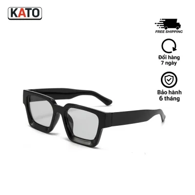 Kính Râm Nam Nữ Gọng Vuông KATO Bảo Vệ Tia Cực Tím Unisex Phù Hợp Đi Chơi Đi Du Lịch Chụp Ảnh K002